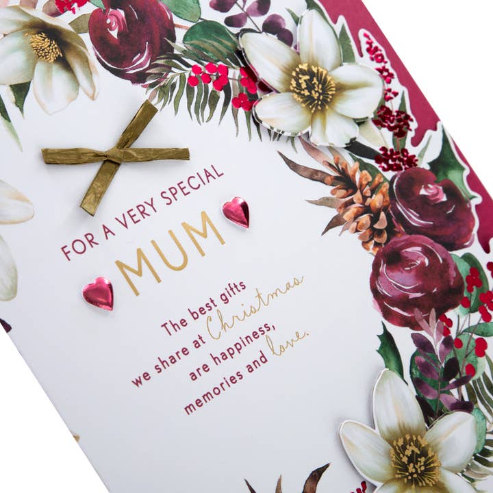 Hallmark - Wholesale Christmas Card - Large Luxury Boxed Christmas Card for Mum - Traditional6