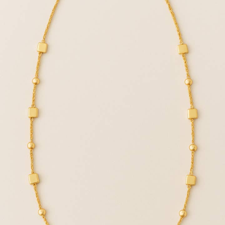 Stardust Orbit Necklace in Solid Gold (Copy) for wholesale by Lily flo jewellery