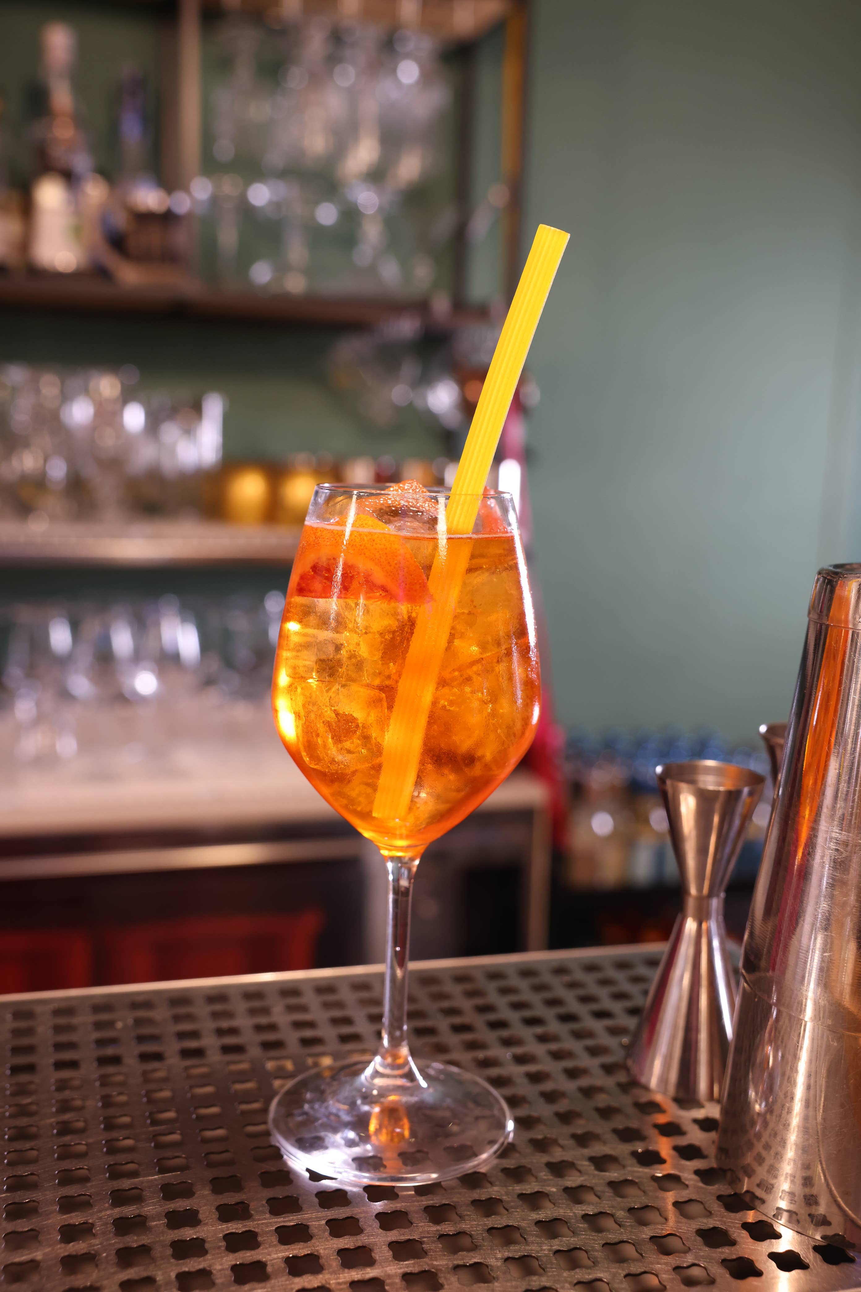 Canù - Wholesale Drinking Straw - Yellow straw of organic pasta and gluten free jar1