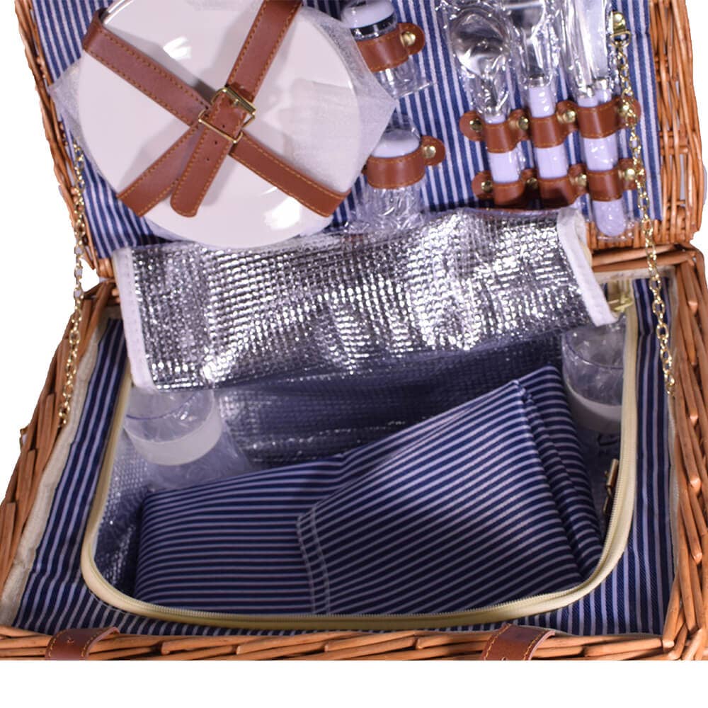 giftland - Wholesale Picnic Basket - Picnic Set Basket for 2 Persons2