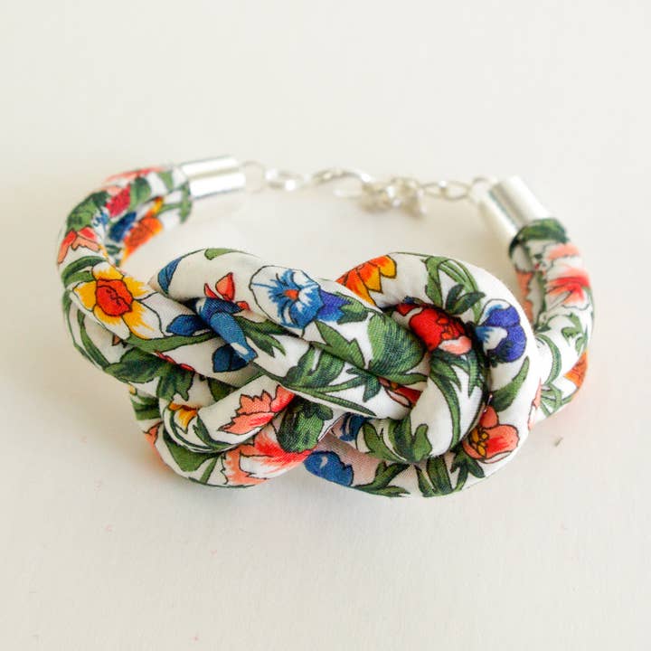 Eight Knot Bracelet - Meadow Flowers for wholesale by Bunny Bosworth