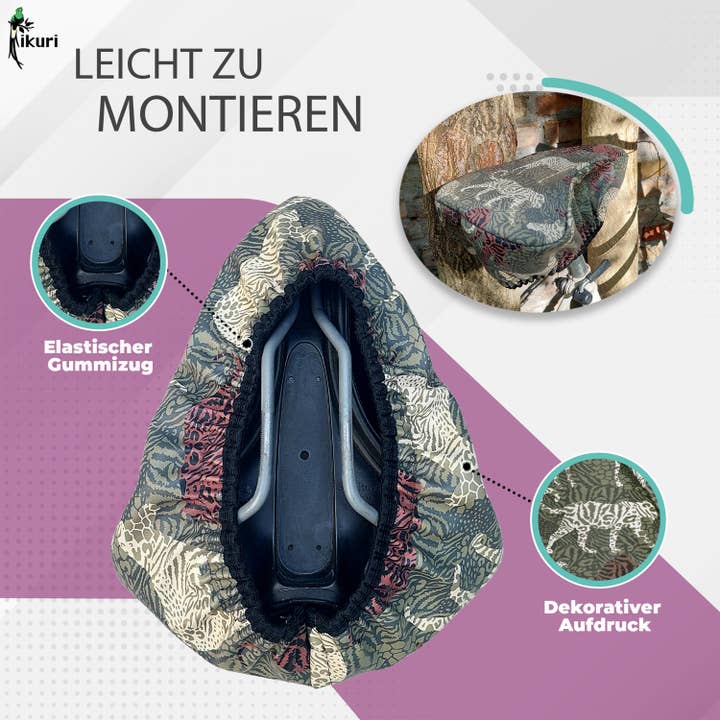 Ikuri – wholesale Cykeltillbehör – Sadelöverdrag Regnskydd Cykel vattentät - Djur2