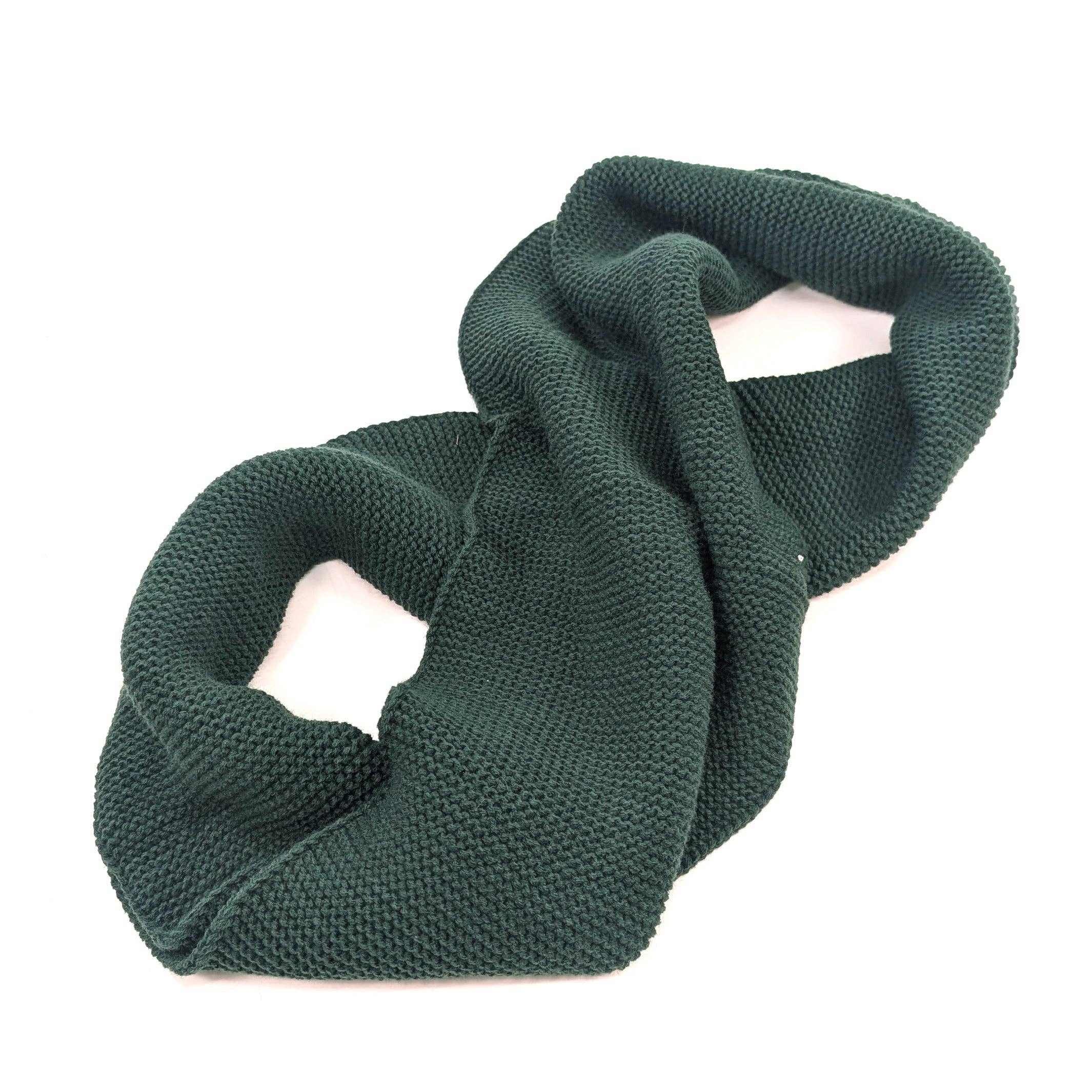 Black Ginger – wholesale Halsduk - Dam – Lovina - Tätsittande Dubbel Snood - Grön3