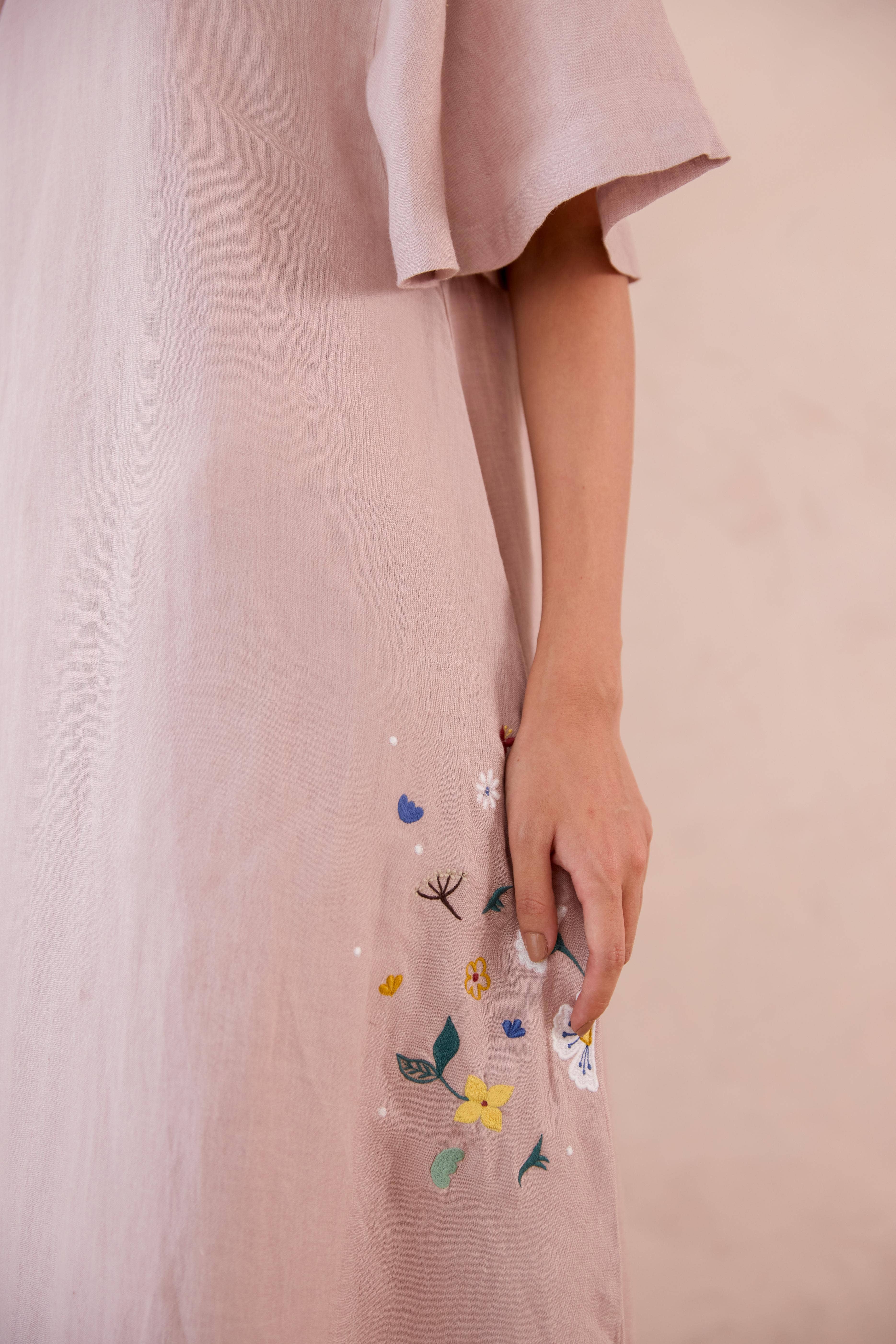 Live Linen – Vestido - Mulher por atacado – Vestido Rosaline de Linho4