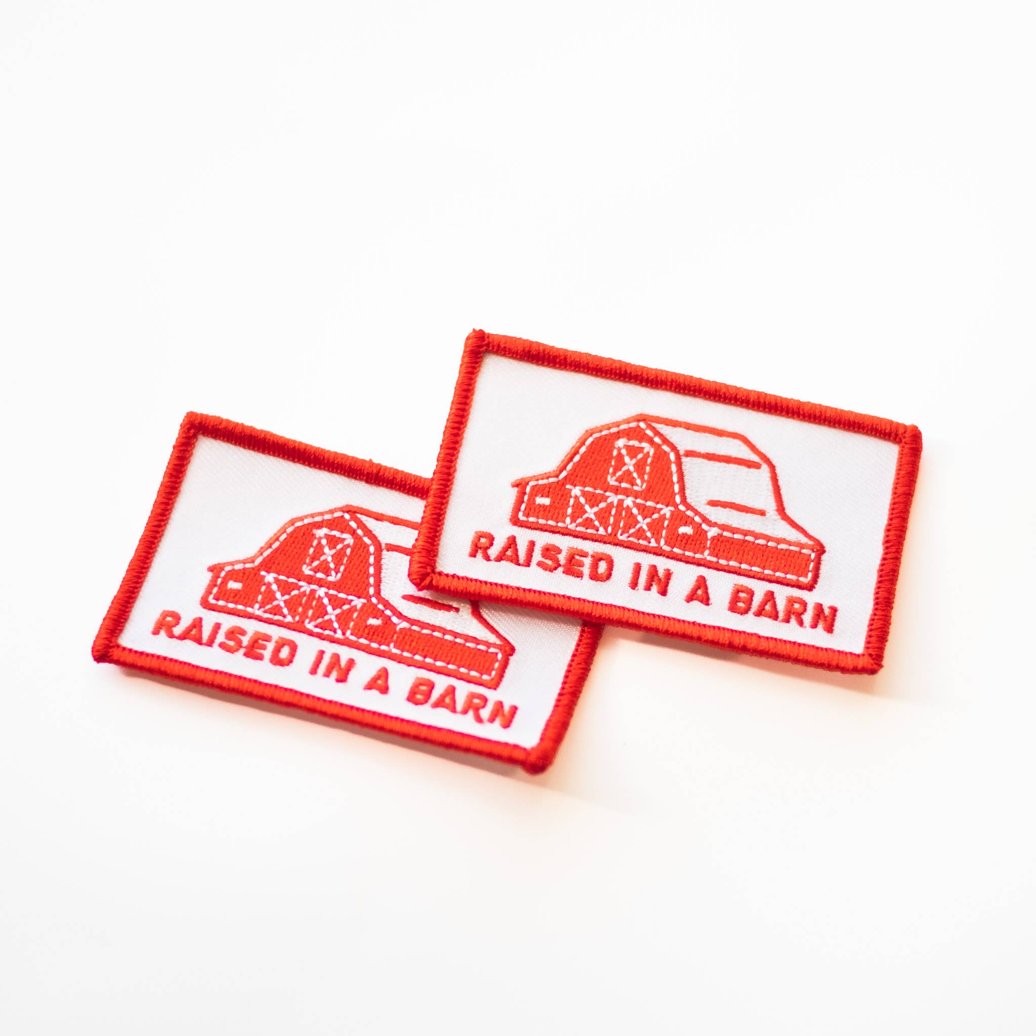 Union Made - Wholesale Patch - Raised In A Barn Embroidered Iron on Patch4