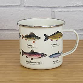 Gift Republic - Wholesale Coffee Mug - Fish Enamel Mug2