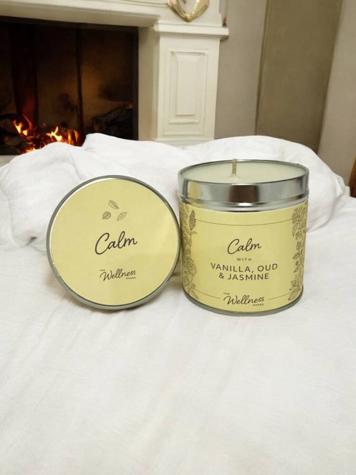 Vela de bienestar de vainilla, oud y jazmín para venta al por mayor de Potters Crouch Candles