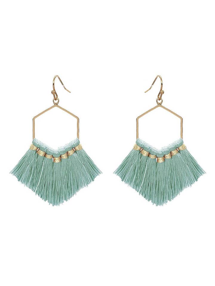 Fringe tofs örhängen för wholesale av Embellish Your Life