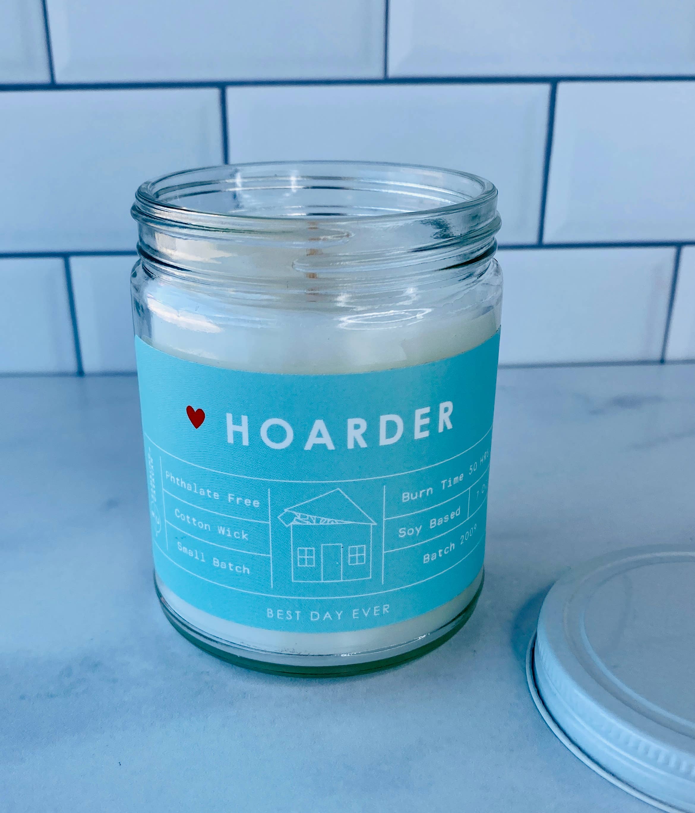 Coastal Blue Hoarder Candle for wholesale on Faire2