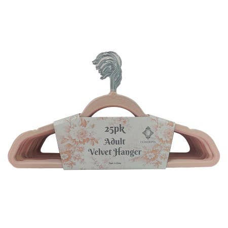 Concepts In Time – Cabides por atacado – Conjunto de 25 Cabides Aveludados para Adultos16