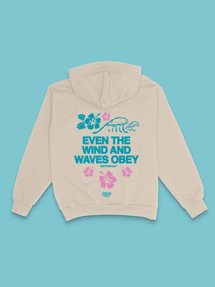 NEU || "Wind & Waves" Kapuzenpullover für den Großhandel von Jesus Loves You Company