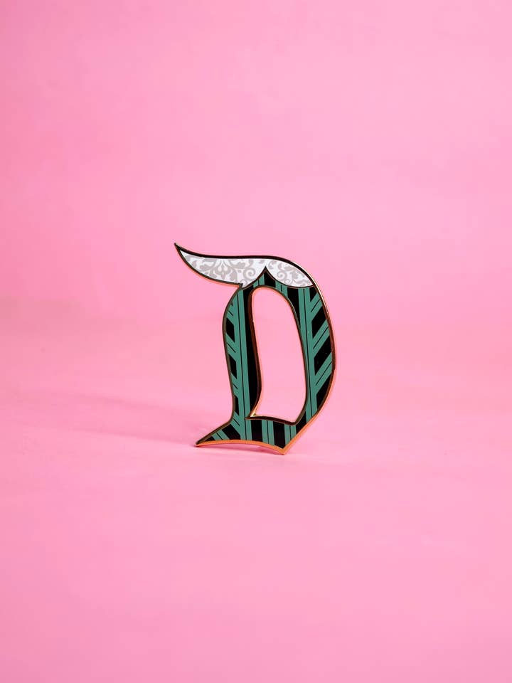 D - Haunted Mansion Enamel Pin for wholesale by Unicorn Crafts