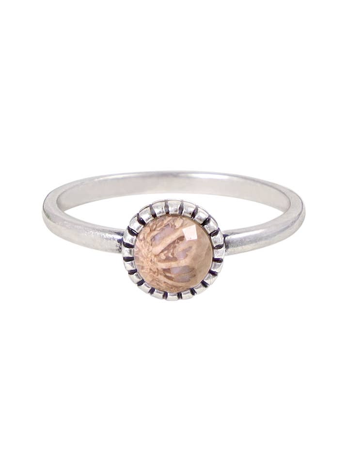 Lily Fossil Petite Ring - SF for wholesale by Zoey Simmons