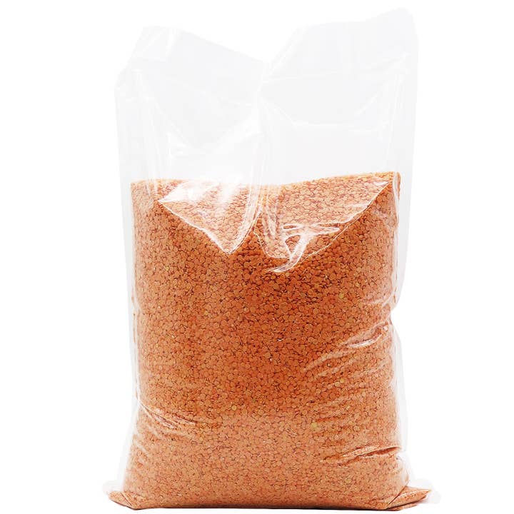 Oltresole – Großhandel Bohnen – Gebrochene rote Linsen aus biologischem Anbau 5 kg