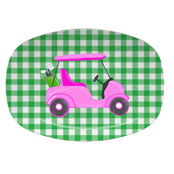Peachy Pendants - Wholesale Platter - Platter - Pink Golf Cart5