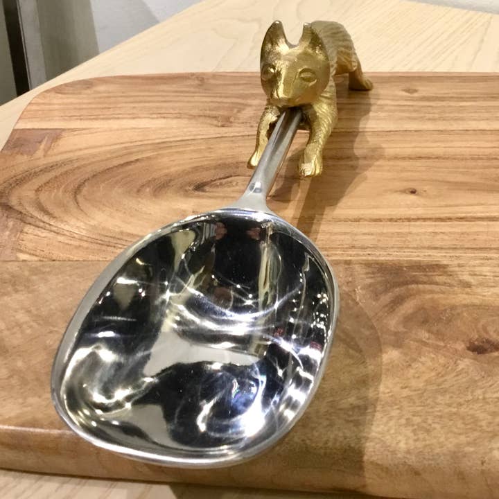 India Handicrafts Inc - Wholesale Ice Cream Scoop - Gold Fox Hand Ice Scoop1