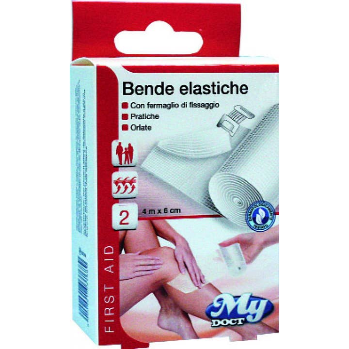 O08X |Elastiske Bånd 4 m x 6 cm Pakker med 2 stk for engroshandel hos pirotta srl