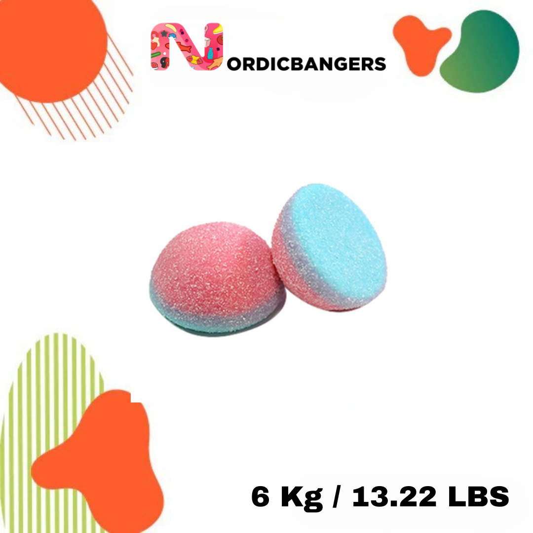 Nordicbangers - Swedish Candy Supply – Engroshandel Vingummi – Svensk slik - BLÅBÆR/HINDBÆR BOM1