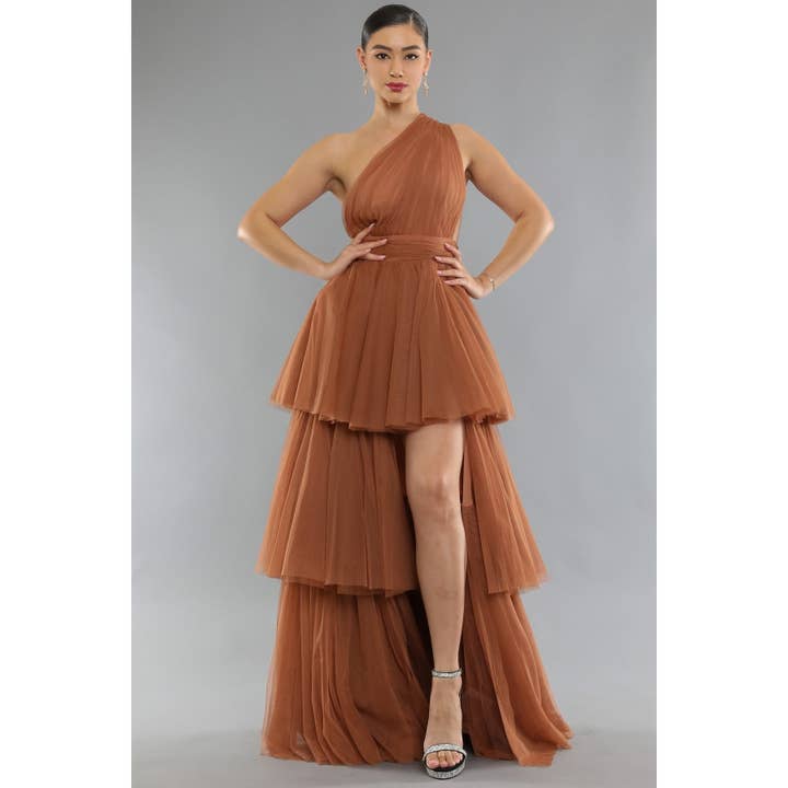 ELEGANT LEOPARD TIERED DRESS
for wholesale by Black Pearl Clothing