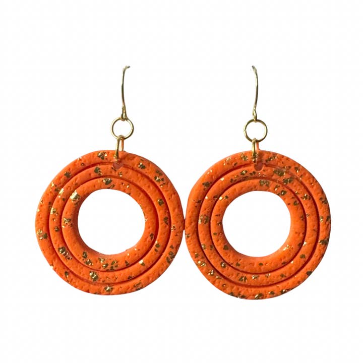 Orange and Gold Shimmer Jewelry | Game Day, Team Spirit for wholesale by Sweet Tree