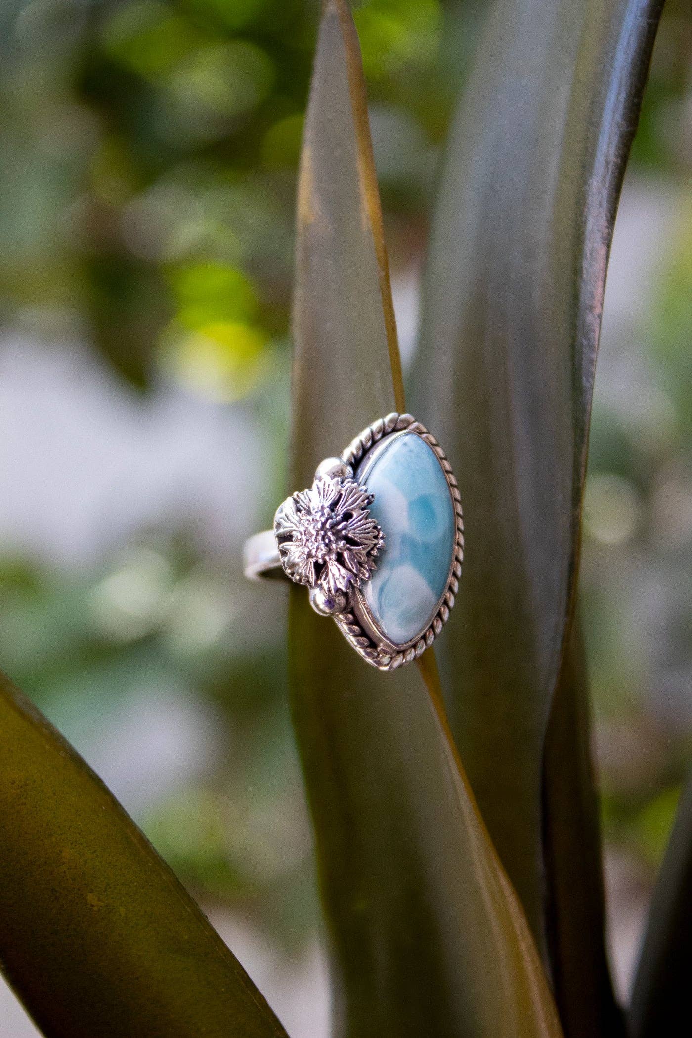 Ambra Jewels - Wholesale Cocktail/Statement Ring - Larimar Ring, AR-73923