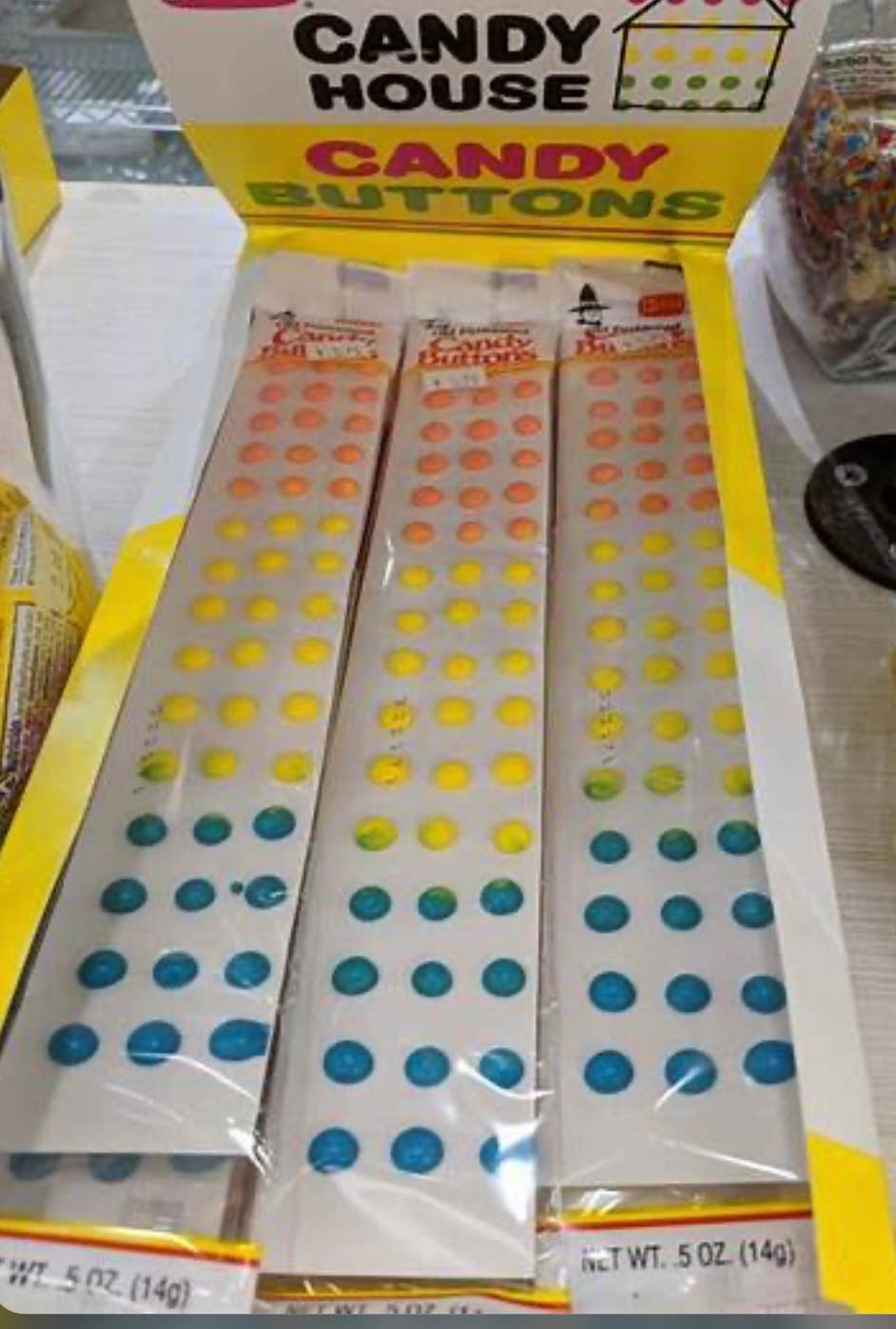 O'Shea's Candies Sweet Shop - Wholesale Hard Candy - Nostalgic Old Fashioned Original Candy Buttons 24CT Dsp Box6