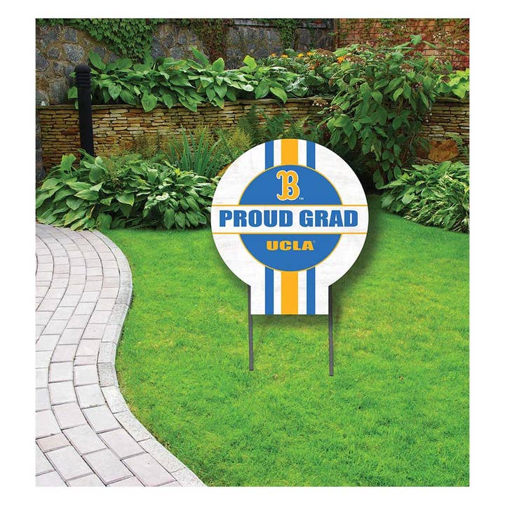 KH Sports Fan - Wholesale Garden/Lawn Stake - 20x20 UCLA Bruins Proud Grad Lawn Sign