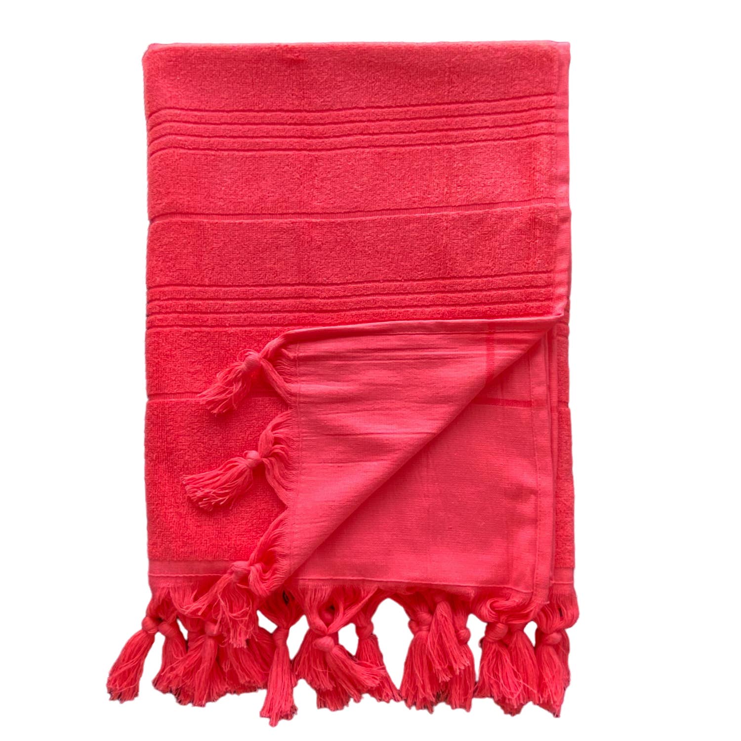 Le comptoir de la plage - Vente Serviettes de bain - Fouta coton éponge bouclette unie HAMMAM 100% coton8