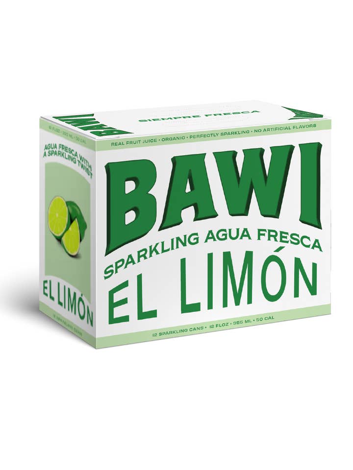El Limón Sparkling Agua Fresca - 12pk for wholesale by Bawi Agua Fresca