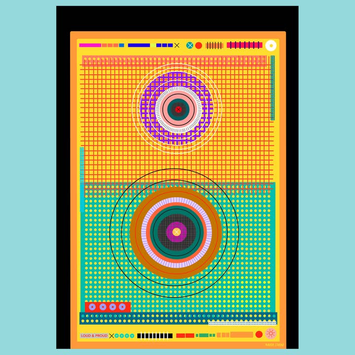 'Speaker' Giclée Print for wholesale by RUDE