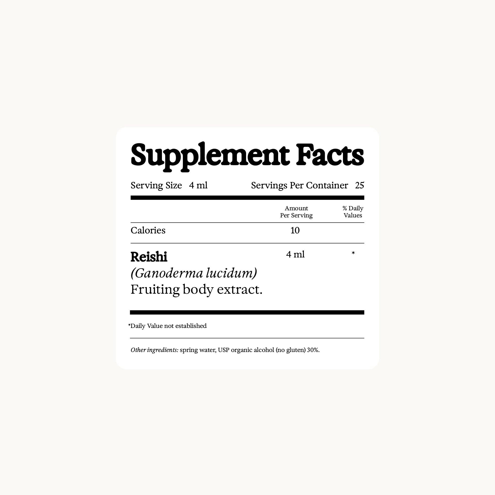 Rainbo - Wholesale Tincture - Reishi Dual Extract Tincture *Alcohol-Free*2