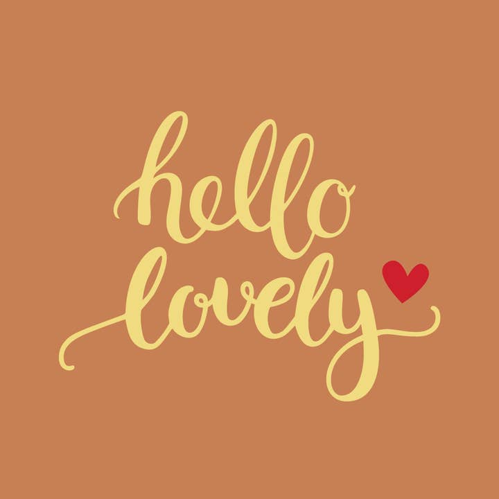 Forex tile 10x10cm - Hello lovely - #101030447 for wholesale by Lourens Exclusive