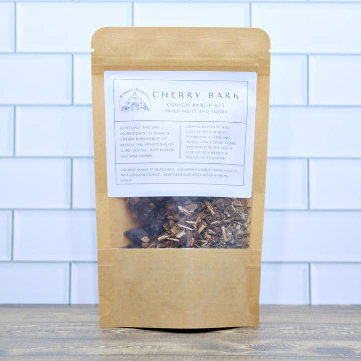 DIY Cherry Bark Cough Syrup Kit for wholesale by Homesteading in Ohio LLC