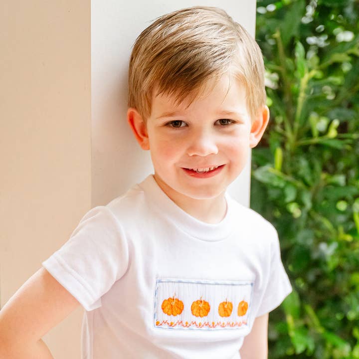 Pumpkins Smocked Beau T-Shirt/Shorts Set and other Purchase Wholesale beau. Free Returns & Net 60 Terms on Faire trending on Faire.