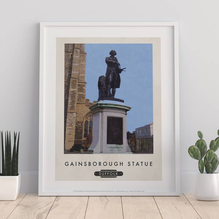 Star Editions – wholesale Art print – Gainsborough Statue, Suffolk - 11X14” Premium Art Print