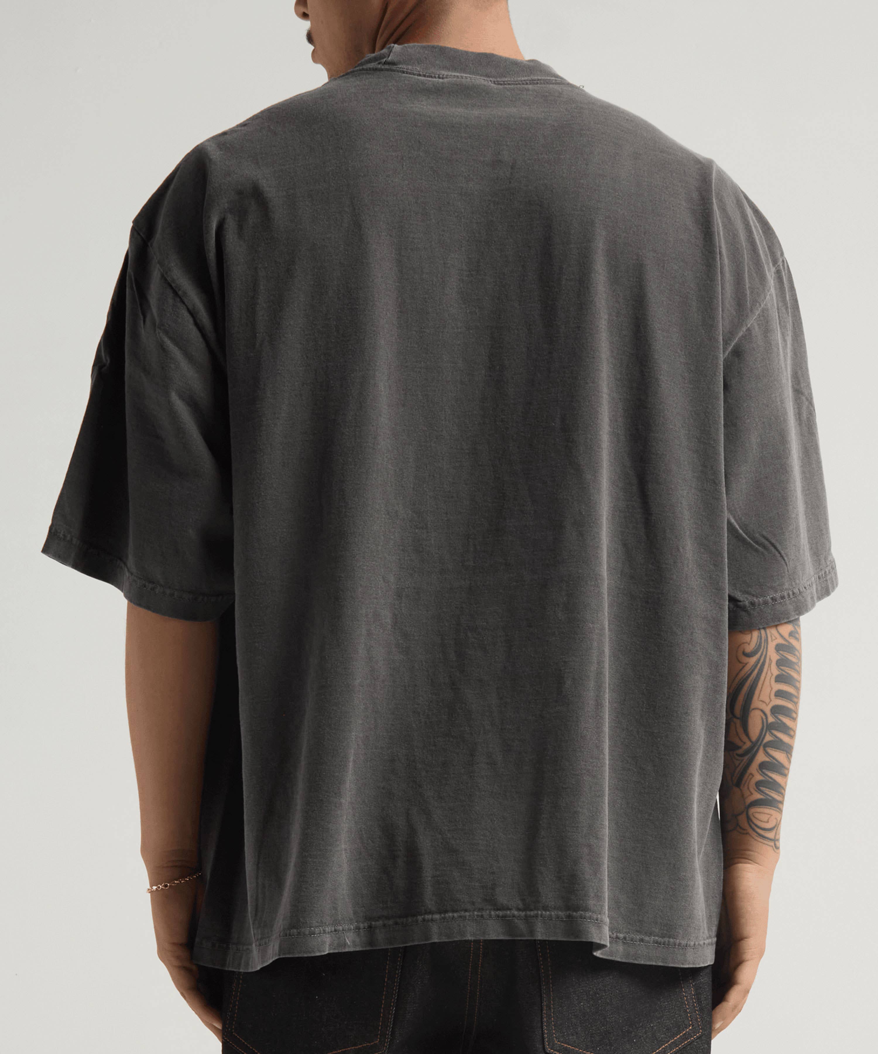 BabaTees - Wholesale Screen Printed T-Shirt - Men's - Washed Shaka Wear Drop Shoulder 7.5 oz Heavyweight Boxy Tee1