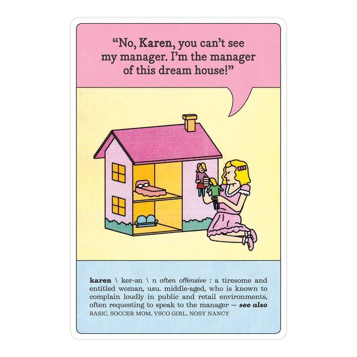 Knock Knock - Wholesale Card Game - Slang Flashcards Deck, 50 Cards (2021 Edition)