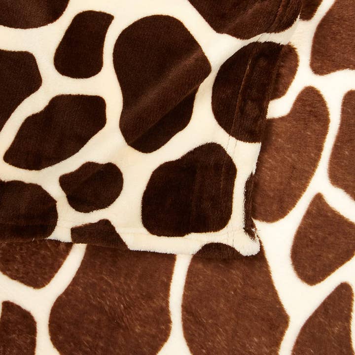 home mart goods – wholesale Throw blanket – Giraffe Super Soft Plush Warm Cozy Bed Throw Flannel Blanket