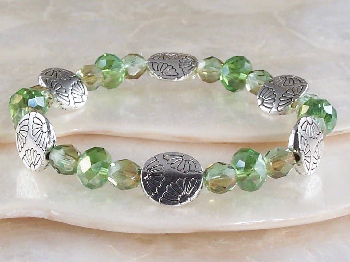 Jo Bird Jewelry - Wholesale Beaded Bracelet - Elastic Czech Bracelet - Spring Colors7