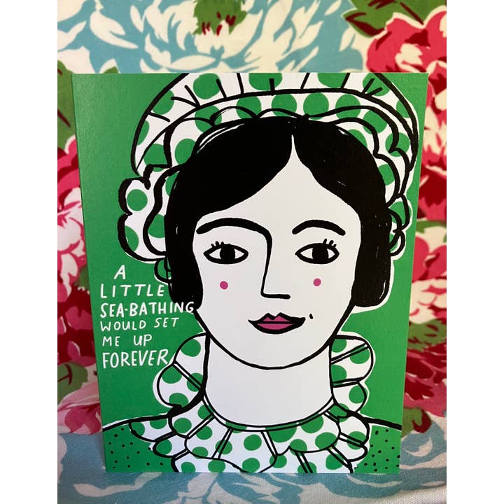 Colleen Harrington Studio - Vente Carte de vœux classique - Carte de vœux A2 - Un petit bain de mer me ferait du bien4