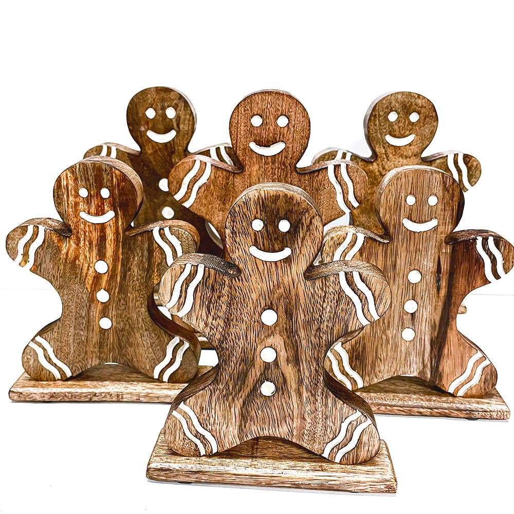 Mira Fair Trade - Wholesale Christmas Decoration - Gingerbread People (Set of 2)2