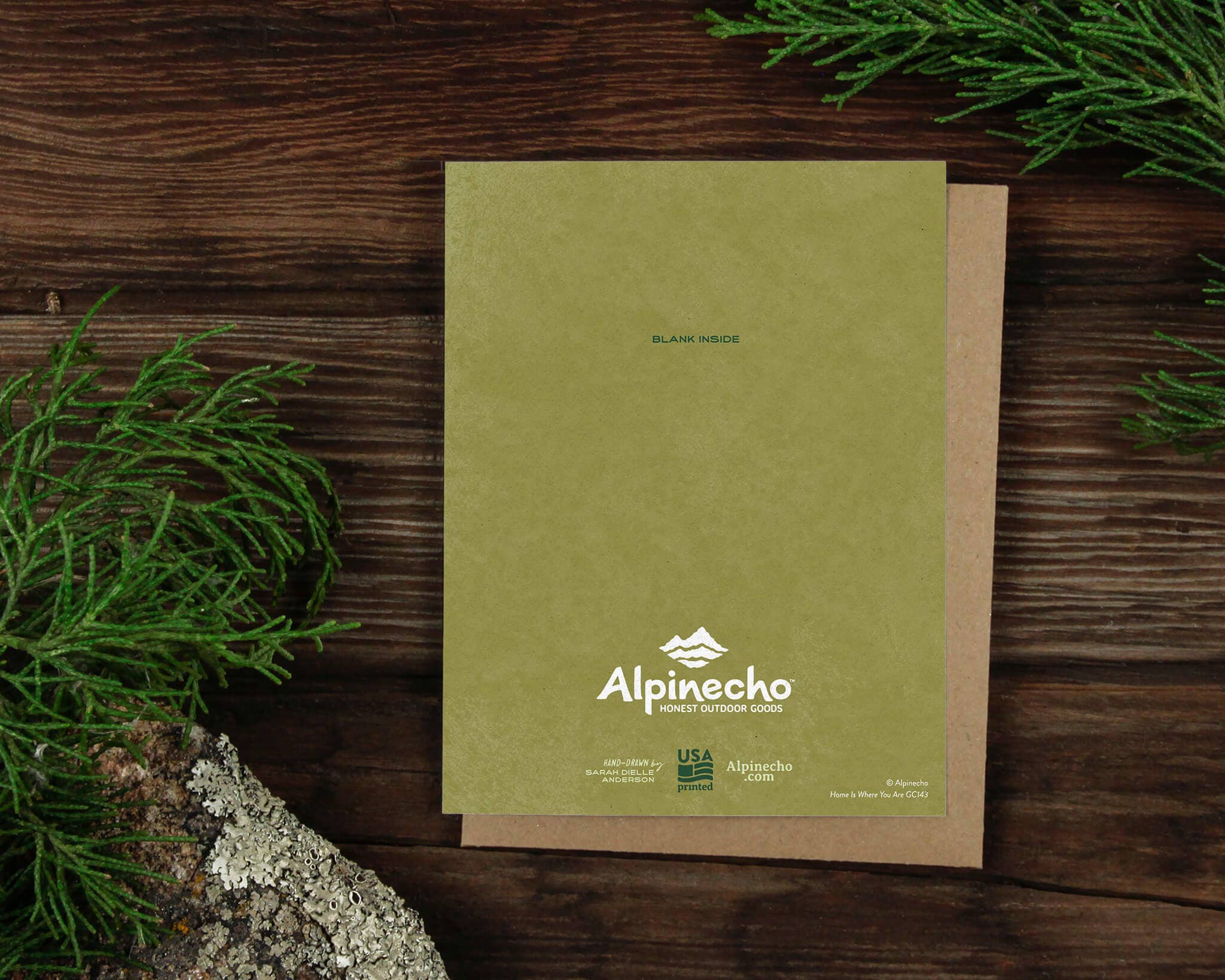 Alpinecho - Wholesale Everyday Greeting Card - Home is Where You Are Greeting Card1