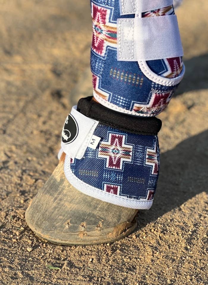 Schulz Equine – wholesale Ridutrustning – Schulz Equine bell boots med livfulla mönster37