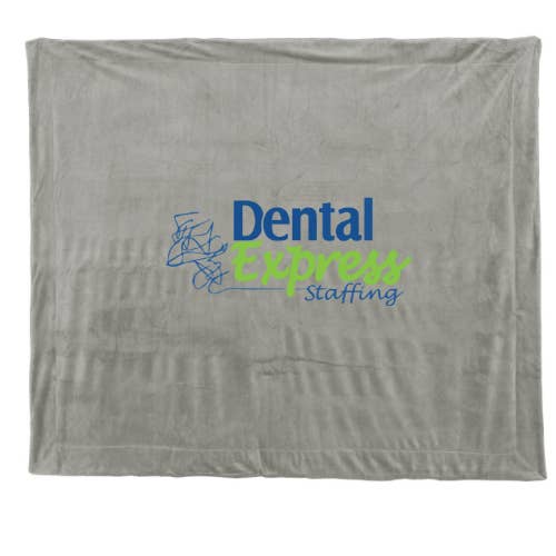 Dental Express Sherpa Blanket 50x60 inches for wholesale by Sikkema Tees