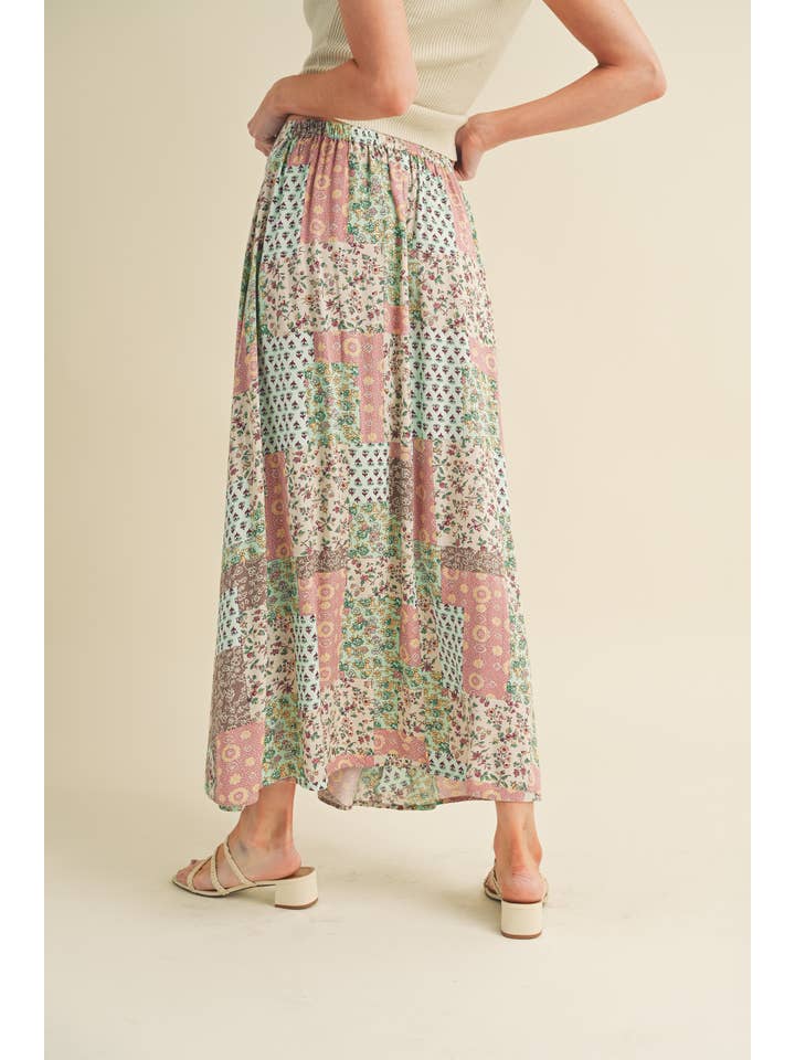 AEMI + CO - Wholesale Skirt - Women's - 773DN Bradyn Print Skirt3