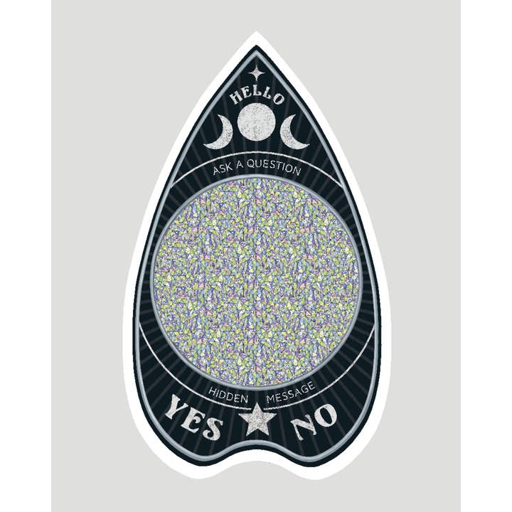Planchette stereogram sticker for wholesale by Eye See Magic
