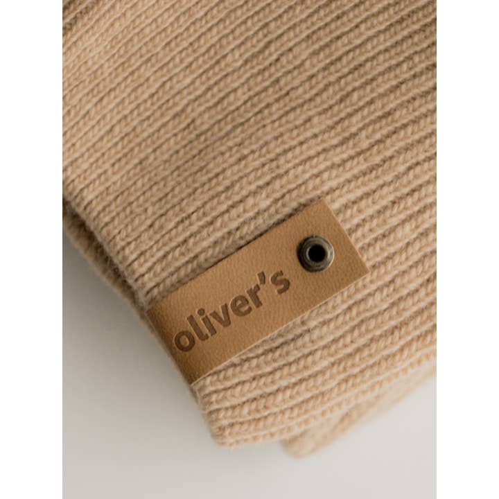 Oliver's Life & Style – Engroshandel Sweater - Hund – Hundesweater i ensfarvet beige strik2