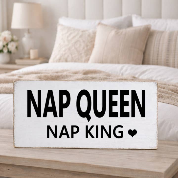 NAP QUEEN NAP KING for wholesale by Dudley's Cottage & Gifts