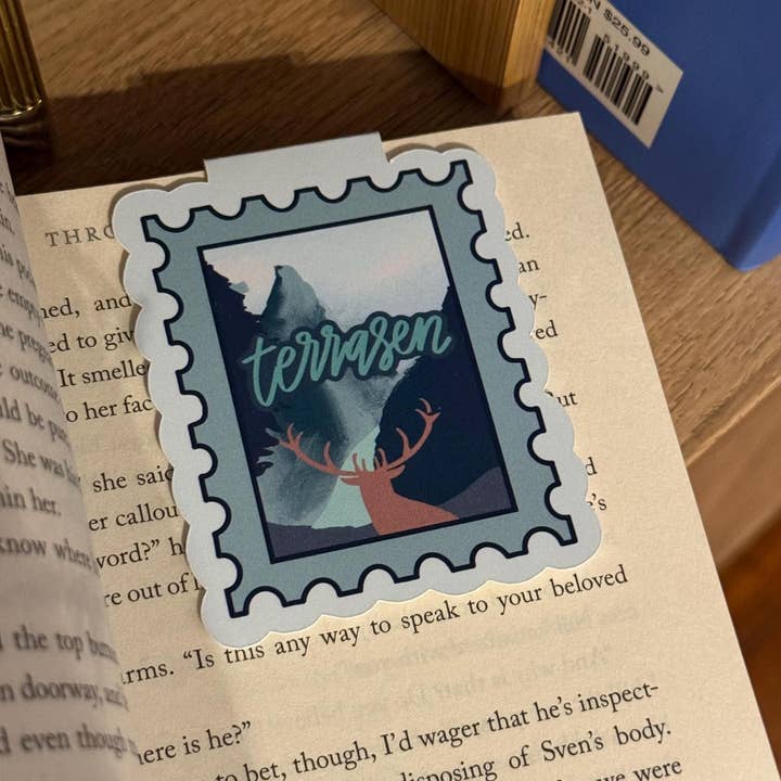 Terrasen Postcard Magnetic Bookmark for wholesale by Sincerely Silly Goods
