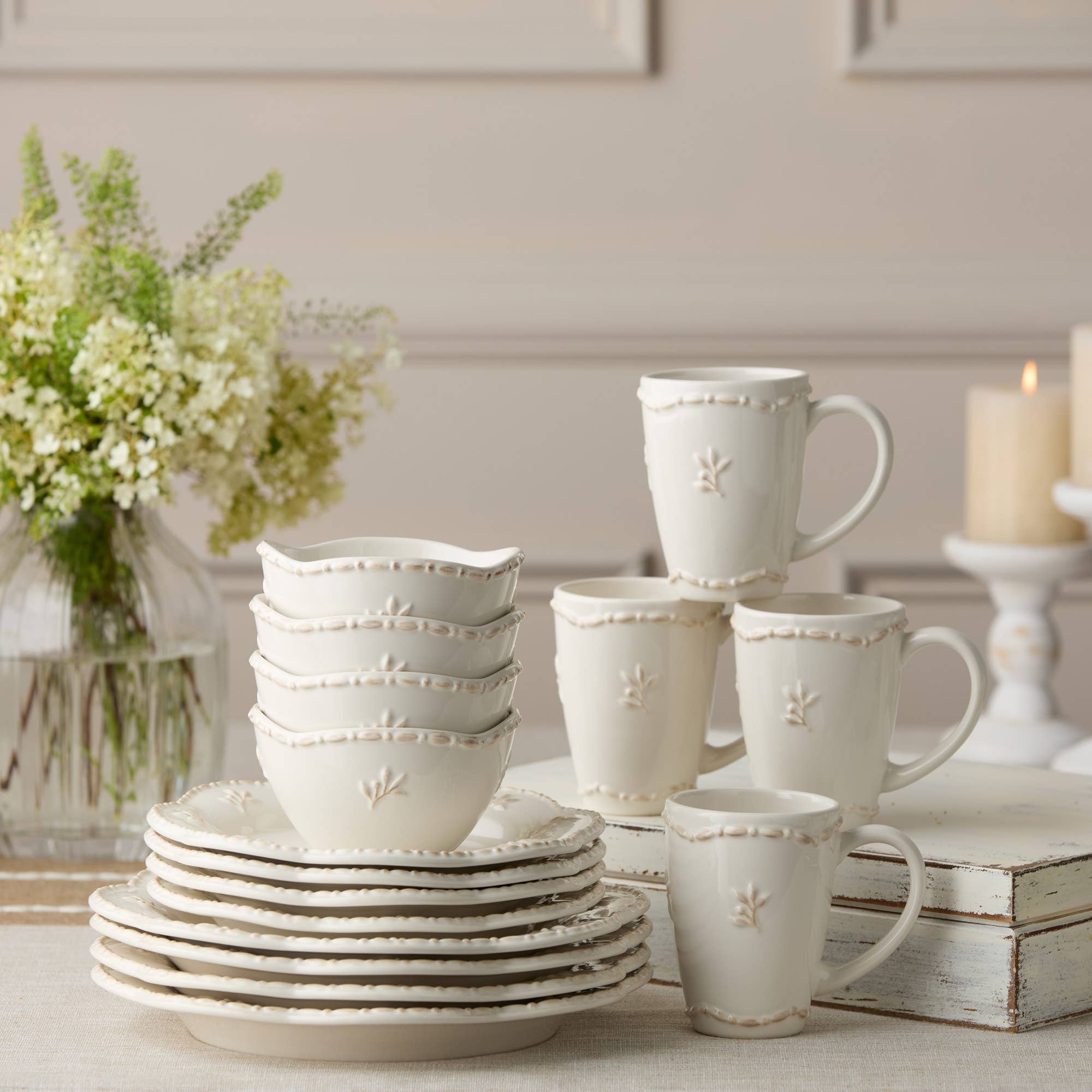 Certified International - Wholesale Bowl - Heritage Beads Cereal Bowl – Morning Elegance in Stoneware7